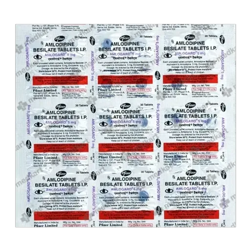 amlogard 5mg tablet 30's